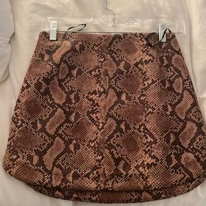 Lulus Snake Skin Skirt